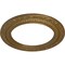 Ekena Millwork Andrea Ceiling Medallion (Fits Canopies up to 8"), Hand-Painted Pale Gold, 12"OD x 8"ID x 1/2"P CM12ADPAS - alternate 4